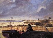 Conrad Wise Chapman Battery Rutledge,Charleston oil painting